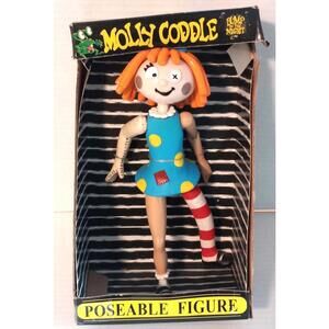 Vintage Molly Coddle Poseable Figure Bump in the Night Street Players New Open